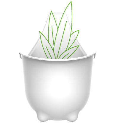 plastic pot design