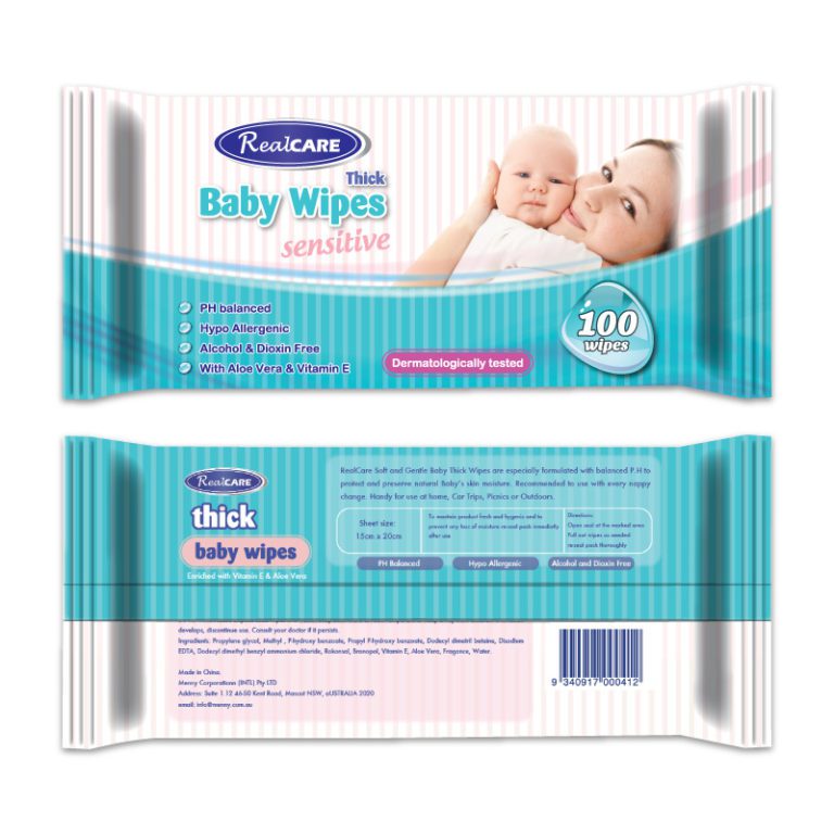 Packaging design baby wipes