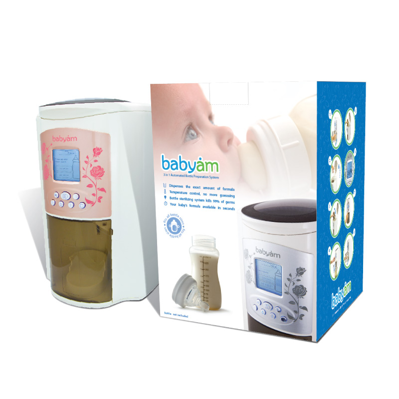 babyam formula dispenser packaging design