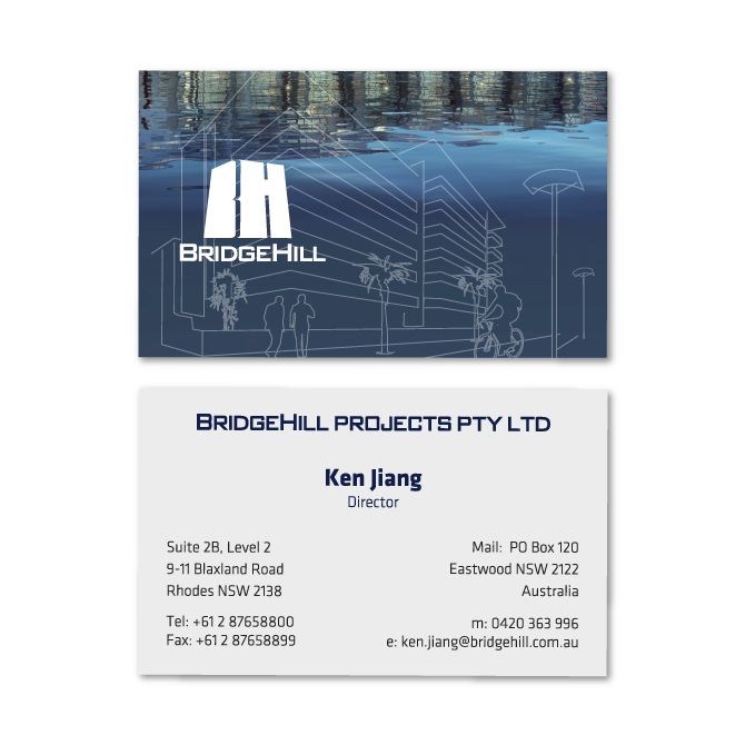 business cards design bh