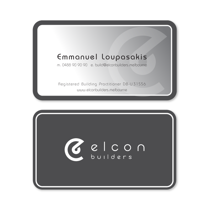 business cards design elcon-homes