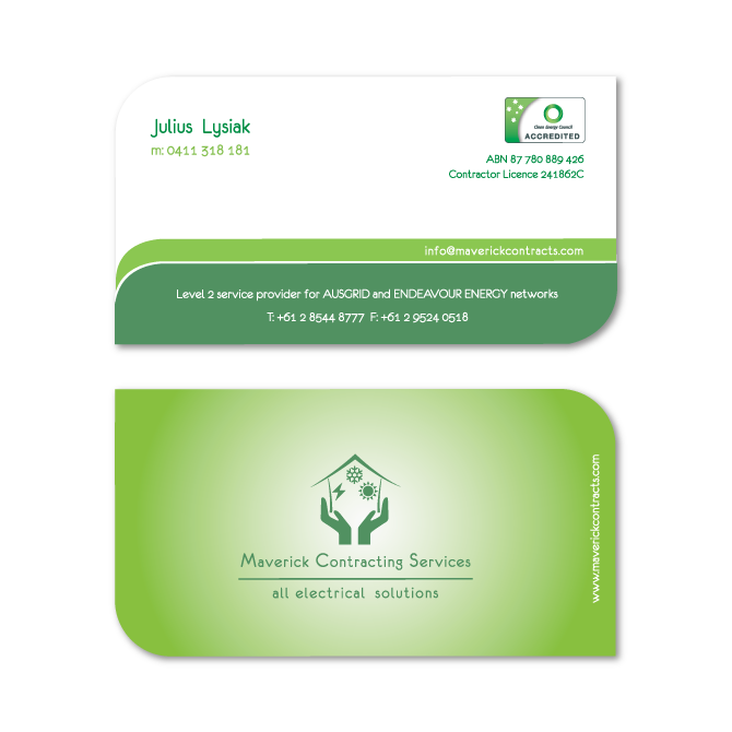 business cards design julius