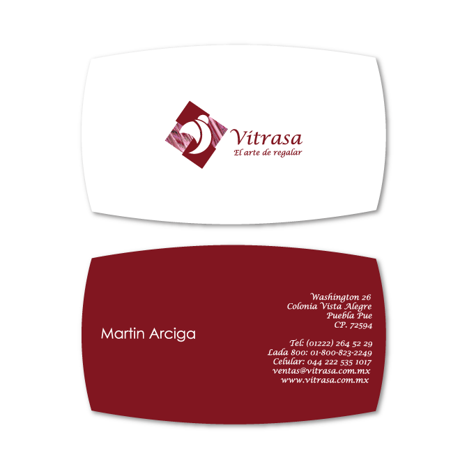 business cards design vitrasa