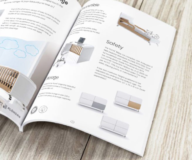 cuteco A4 catalogue design