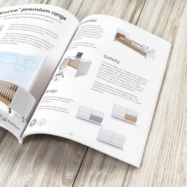 cuteco A4 catalogue design