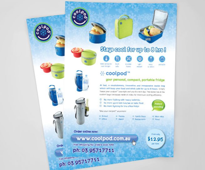 a4 flyer design coolpod