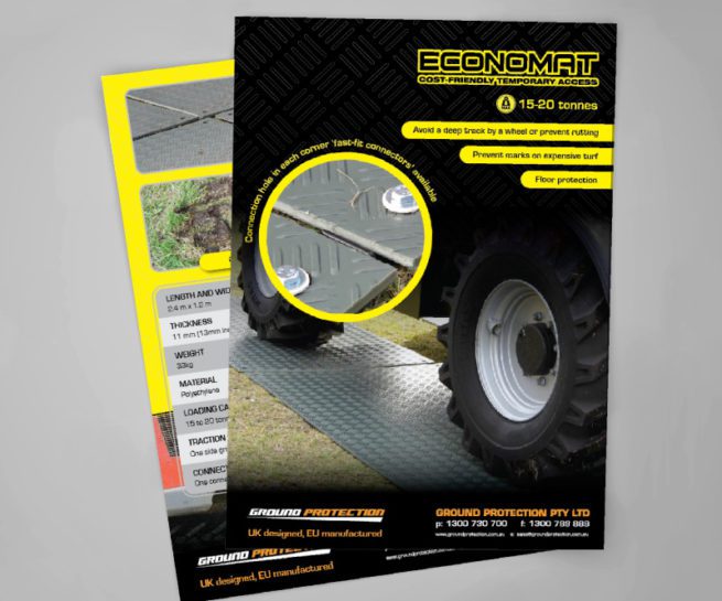 A4 flyer design euromat