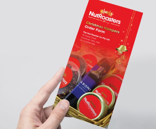 DL brochure design nut roasters
