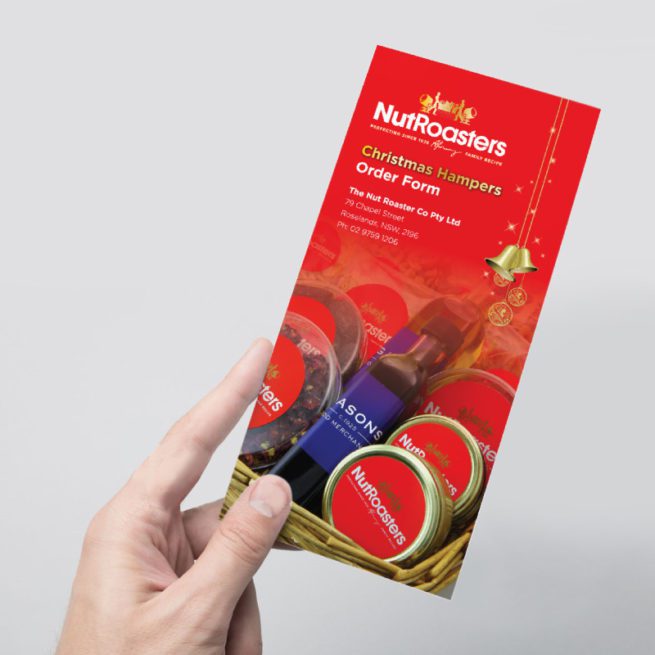 DL brochure design nut roasters