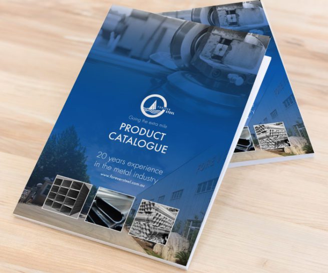 forever steel catalogue design