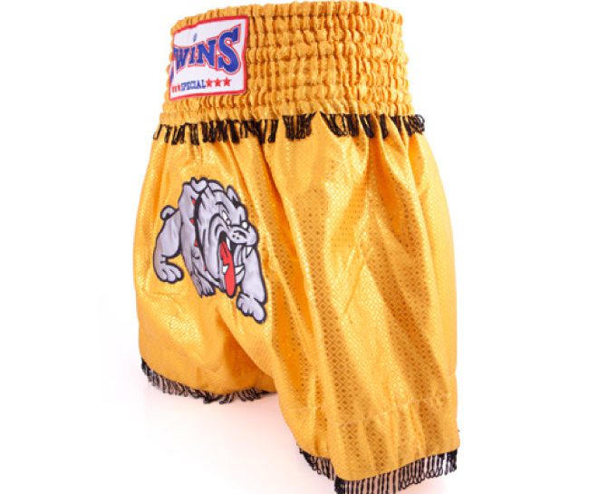 ghost mannequin photography of Thai boxing shorts
