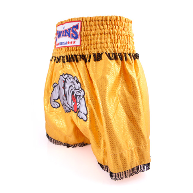 ghost mannequin photography of Thai boxing shorts