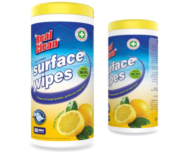 packaging design surface wipes