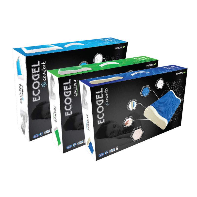 Packaging Design Ecogel Pillows