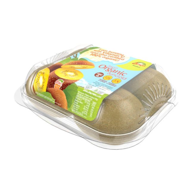 Zespri kiwi plastic clamshell design