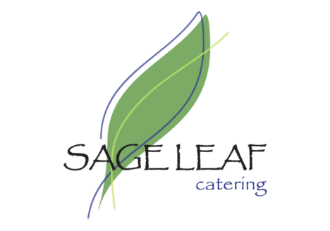 logo design sageleaf catering