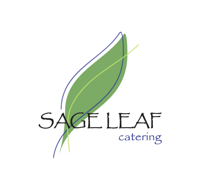 logo design sageleaf catering