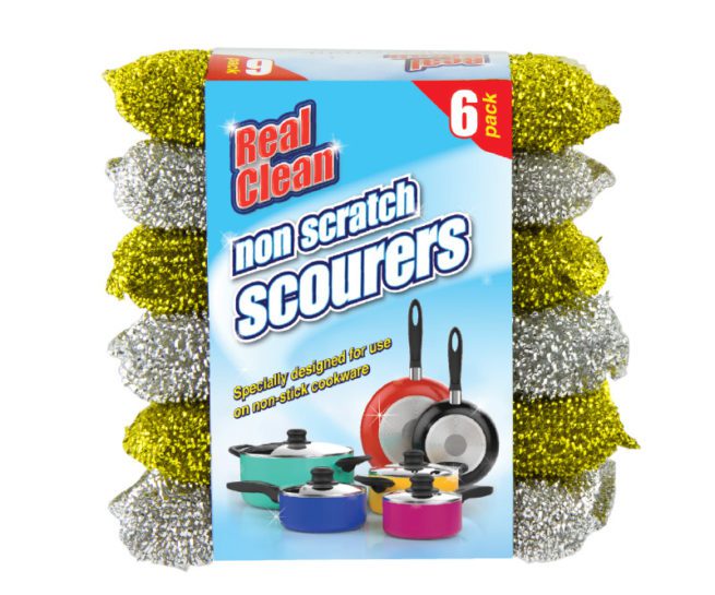 scourers packaging sleeve design