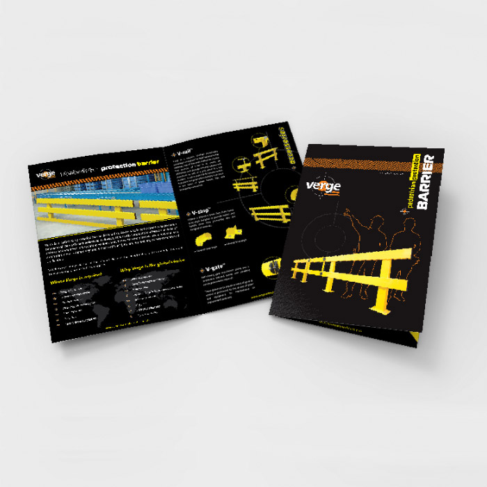 verge safety barriers catalogue design