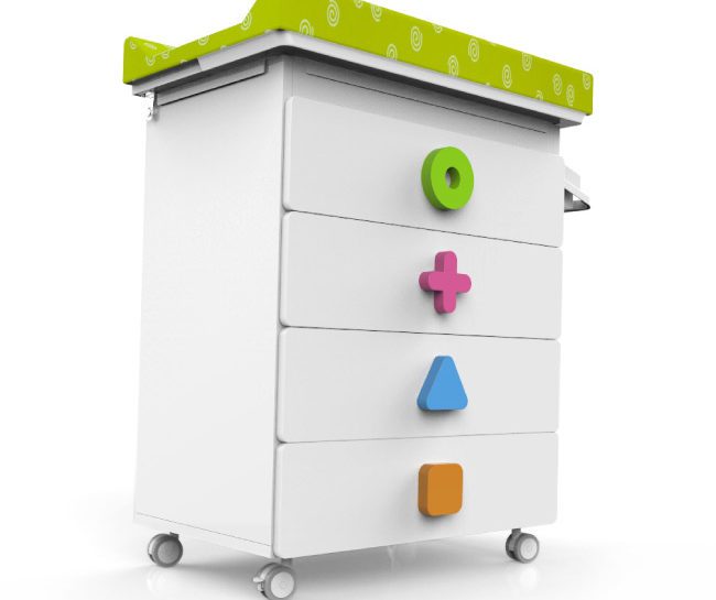 product rendering baby furniture