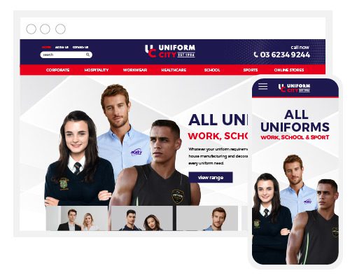 website design uniform city